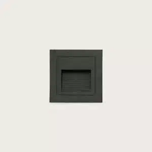 Architectural Outdoor Recessed Square LED Step Light – Fixed – Down Light