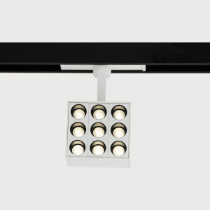Architectural Indoor LED Magnetic Track Light – Square – Directional – Anti-Glare