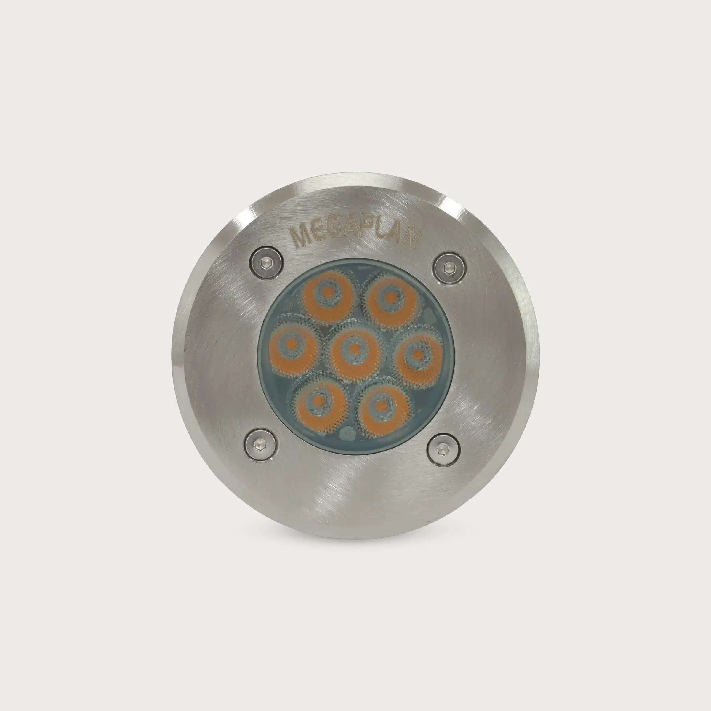 MG-MD-0001A-6W-3000K SILVER+BLACK-IP65 - Front