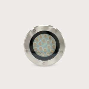 Architectural Outdoor Recessed Round LED In-Ground Light – Fixed – Directional Light