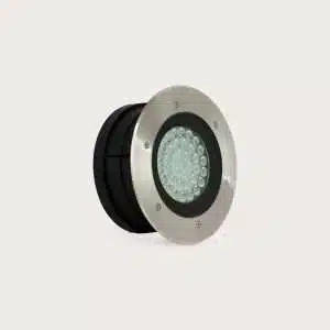 Architectural Outdoor Recessed Round LED In-Ground Light – Fixed – Directional Light