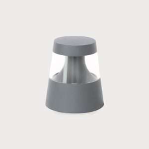 Architectural Outdoor Cylindrical LED Bollard Light – Ground Mounted – Diffused Light