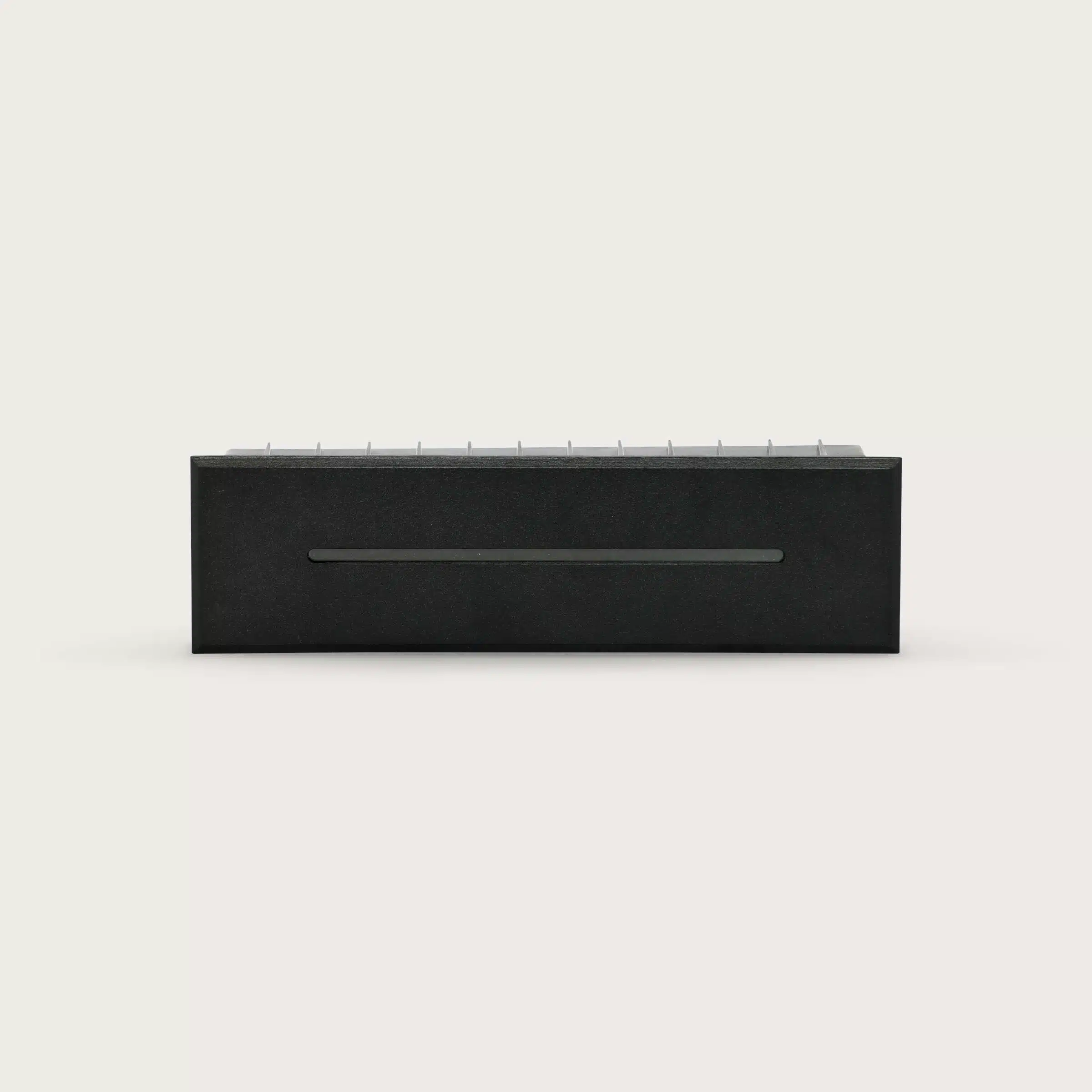 LU-BD-1490A-3W-3000K BLACK-IP65 - Front