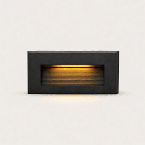 Architectural Outdoor Recessed Rectangular LED Step Light – Fixed – Down Light