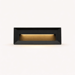 Architectural Outdoor Recessed Rectangular LED Step Light – Fixed – Down Light
