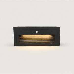Architectural Outdoor Recessed Rectangular LED Step Light – Fixed – Down Light – Motion Sensor