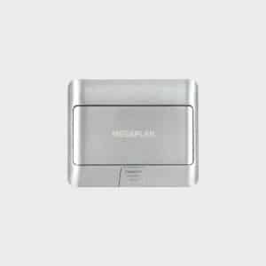 Floor Socket - Indoor - Slow Pop-Up - Dual Module - British Standard - Power -Data