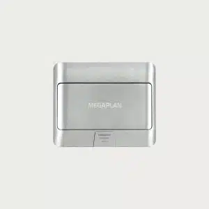 Floor Socket - Indoor - Slow Pop-Up - Dual Module - British Standard - Power -Data