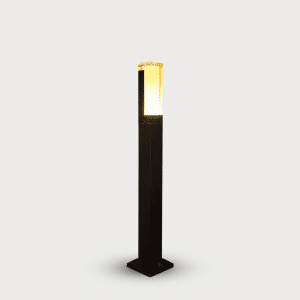 Outdoor Garden LED Bollard – Surface Mounted – Square – Directional Light