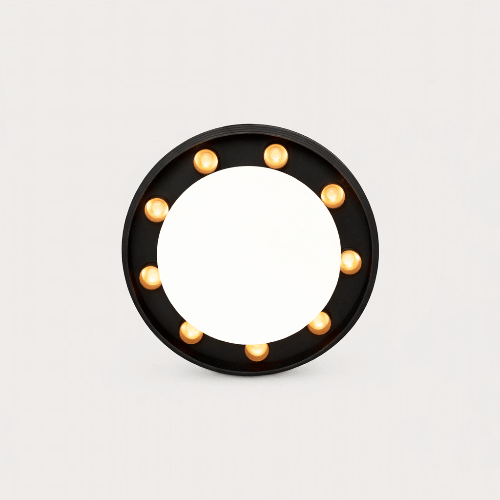 MG-WDZ-0453A-20W-3000K BLACK-IP20 - Front