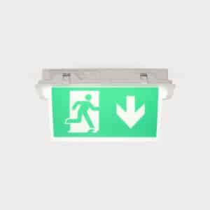 Emergency Exit Sign LED – Indoor – Rectangular – Surface Mounted – Non-Directional