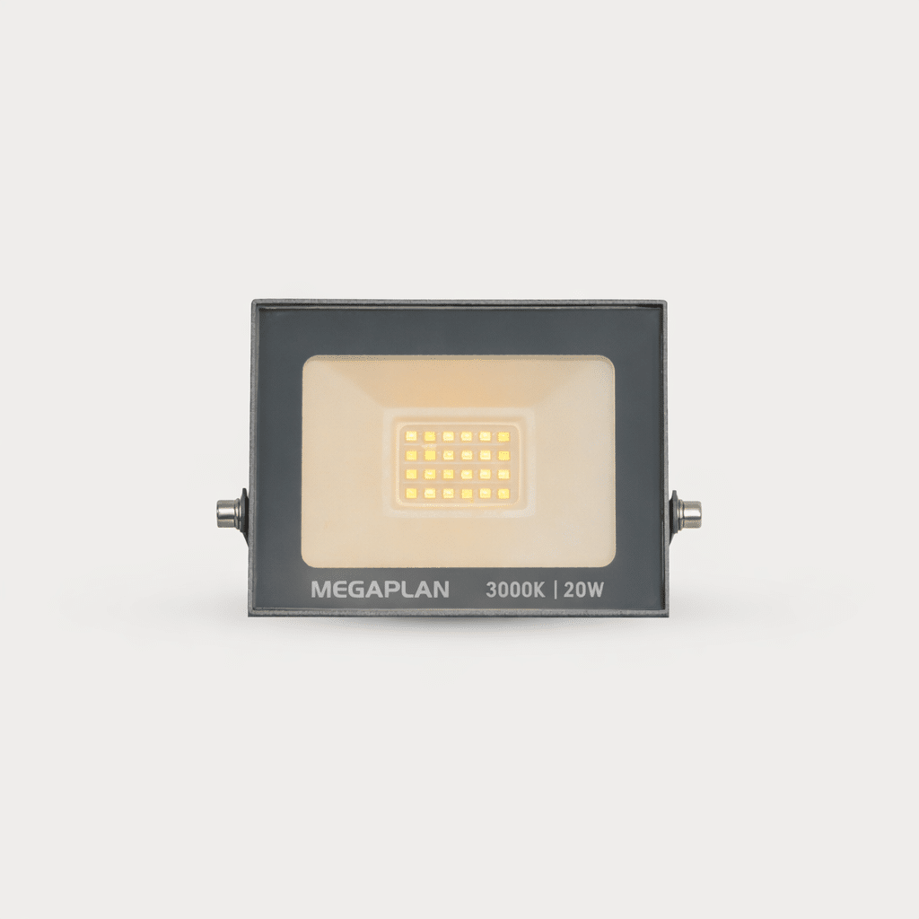 YXSL-20W-3000K-LED FLOOD LIGHT-GREY-IP65