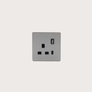 Socket – Indoor – Wall Mounted – Single – USB Charging