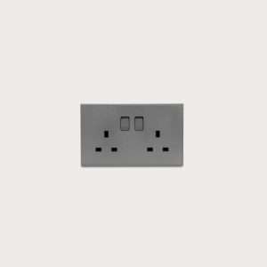 Socket – Indoor – Wall Mounted – Double – Power