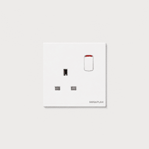 Socket – Indoor – Wall Mounted – Single – Switched Power