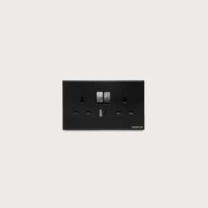 Socket – Indoor – Wall Mounted – Double – USB Charging