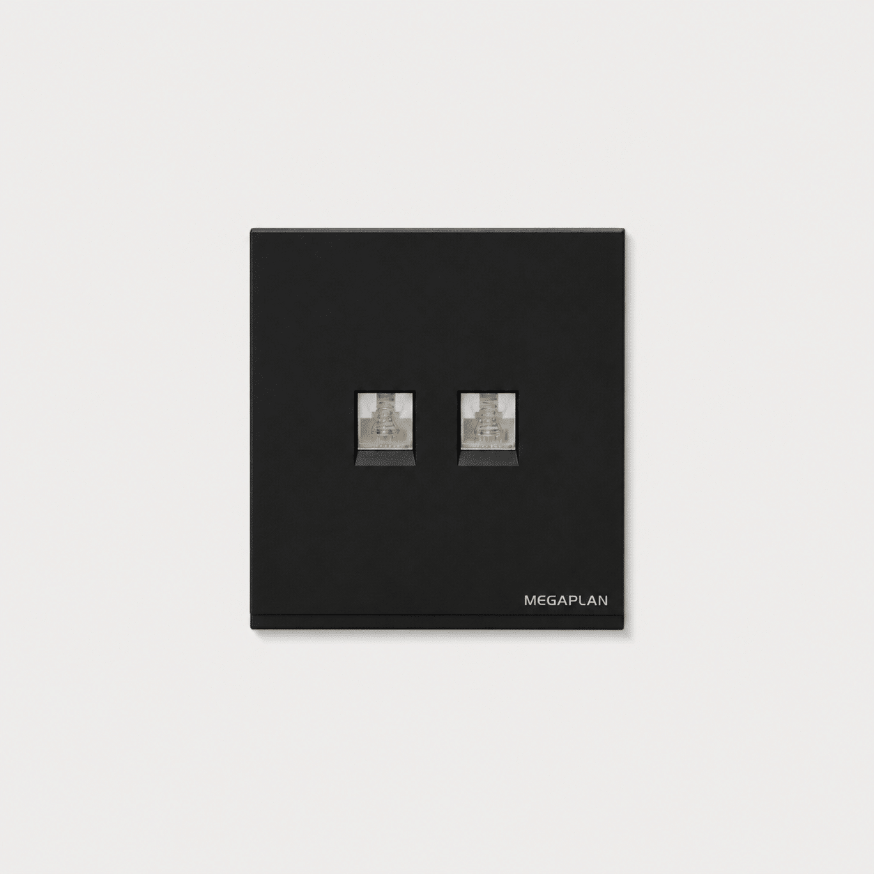 MG-DTE-2 BLACK فيش تليفون مزدوج اسود (2)