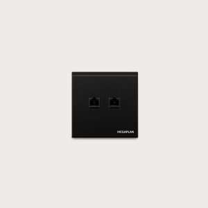 Socket – Indoor – Wall Mounted – Single – Telephone + Data