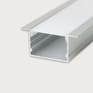 LED Aluminum Profile – Recessed – Linear – Silver