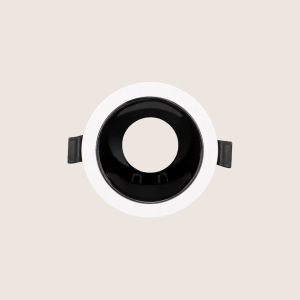 Spotlight Frame – Indoor – Round – Recessed – Anti-Glare – Adjustable
