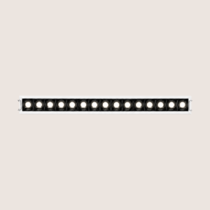 Spotlight LED – Indoor – Fifteen-Light Linear – Recessed – Anti-Glare – Fixed