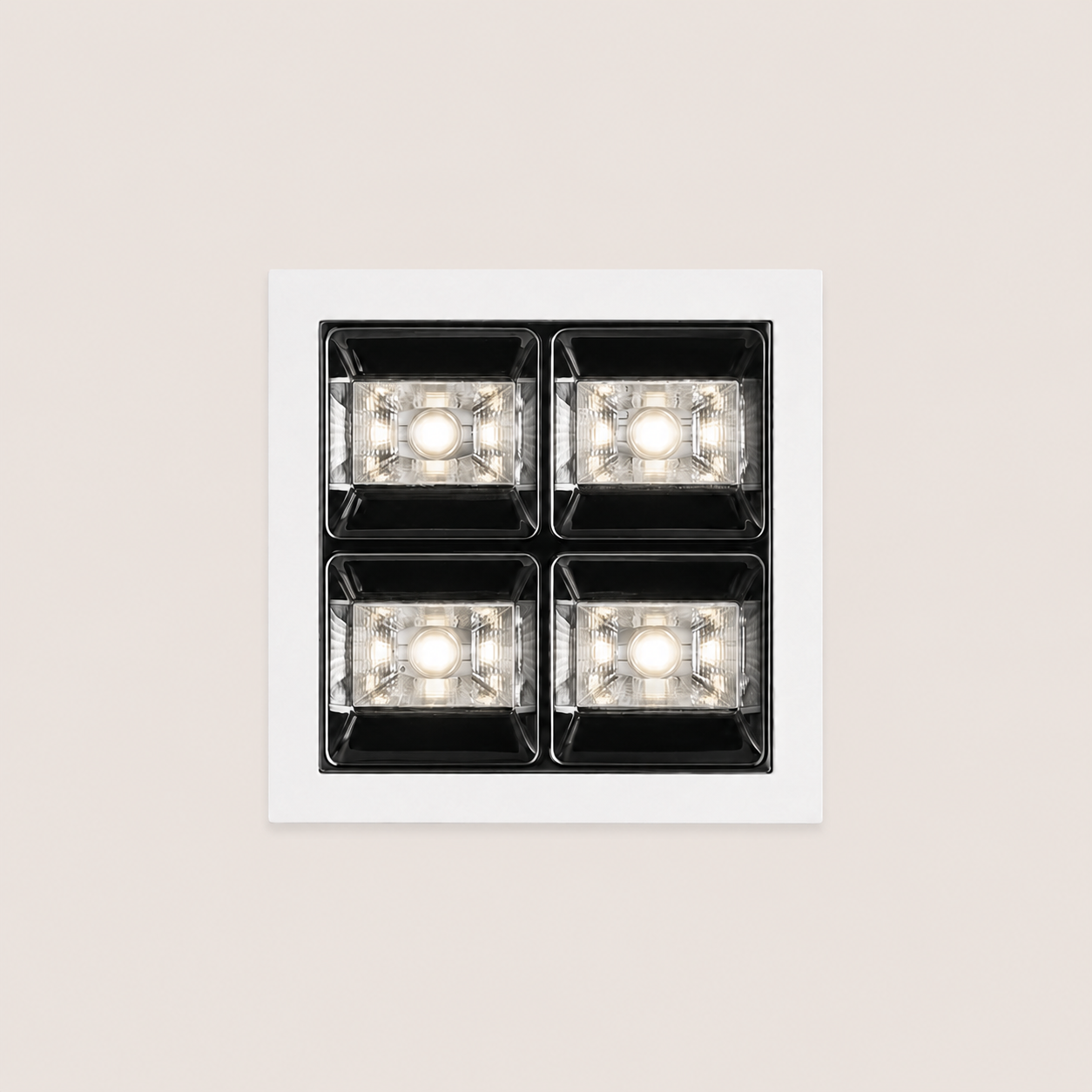 MG-909-4x2W-4000K WHITE+BLACK CHROME-IP20 -2