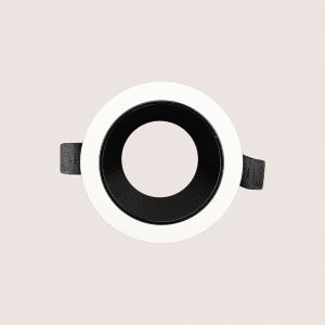 Spotlight Frame – Indoor – Round – Recessed – Anti-Glare – Adjustable