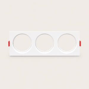 Spotlight Frame – Indoor – Triple – Recessed – Adjustable