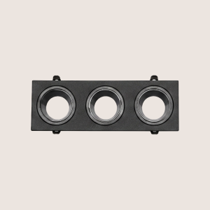 Spotlight Frame – Indoor – Triple – Recessed – Anti-Glare – Adjustable