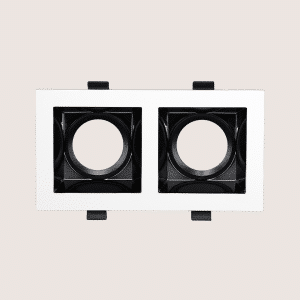 Spotlight Frame – Indoor – Double – Recessed – Anti-Glare – Fixed