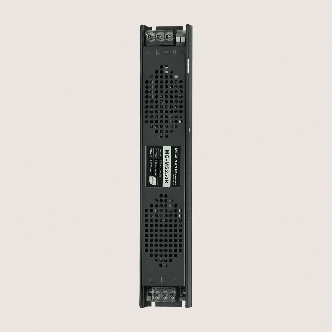 MEGAPLAN MG-MS250R 250W 24V 0–10V Dimmable LED Power Supply IP20